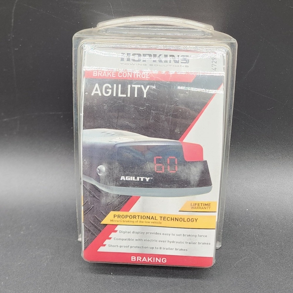 Hopkins OS Black Agility Brake Control 47294 Proportional Trailer Towing Electri